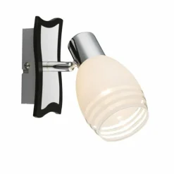 Luminaires Globo Lighting Applique murale Globo Chrome, Verre, 1 lumière