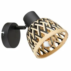 Luminaires Globo Lighting Applique murale Globo COLLY Noir, 1 lumière* Spots Et Projecteurs