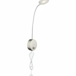 Luminaires Globo Lighting Applique murale Globo Deniz LED Nickel mat, 1 lumière* Éclairage Led