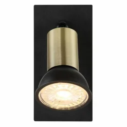 Lampes Dorées-Luminaires Globo Lighting Applique murale Globo DREW Noir, 1 lumière