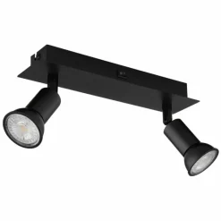 Luminaires Globo Lighting Applique murale Globo DREW Noir, 2 lumières* Spots Et Projecteurs