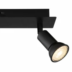 Luminaires Globo Lighting Applique murale Globo DREW Noir, 2 lumières* Spots Et Projecteurs