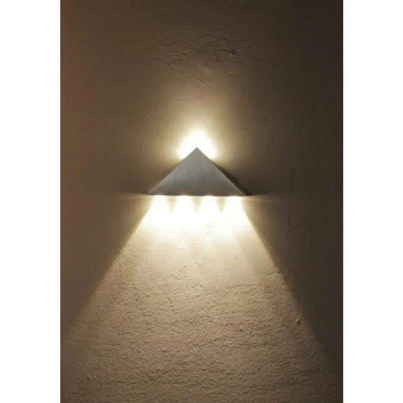 Luminaires Globo Lighting Applique murale Globo GORDON LED Aluminium, Chrome, Acier inoxydable, 5 lumières* Éclairage Led