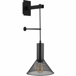 Luminaires Globo Lighting Applique murale Globo JEDD Noir, 1 lumière* Appliques