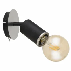 Luminaires Scandinaves-Luminaires Globo Lighting Applique murale Globo JOSEBA Noir, 1 lumière