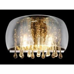 Lampe Turque-Luminaires Globo Lighting Applique murale Globo KALLA Chrome, 2 lumières