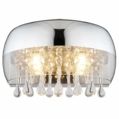 Luminaires Globo Lighting Applique murale Globo KALLA Chrome, 2 lumières