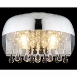 Luminaires Globo Lighting Applique murale Globo KALLA Chrome, 2 lumières