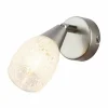 Luminaires Globo Lighting Applique murale Globo KRISTALL Nickel mat, 1 lumière