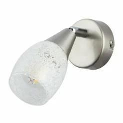 Luminaires Globo Lighting Applique murale Globo KRISTALL Nickel mat, 1 lumière