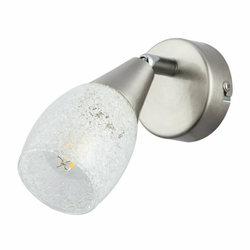 Luminaires Globo Lighting Applique murale Globo KRISTALL Nickel mat, 1 lumière