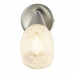 Luminaires Globo Lighting Applique murale Globo KRISTALL Nickel mat, 1 lumière