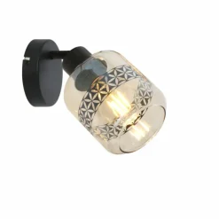 Luminaires Globo Lighting Applique murale Globo LAZARUS Noir, 1 lumière