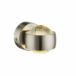 Luminaires Globo Lighting Applique murale Globo LED Nickel mat, 2 lumières* Éclairage Led