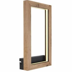 Lampes En Bois-Luminaires Globo Lighting Applique murale Globo MANDERA LED Noir, 1 lumière