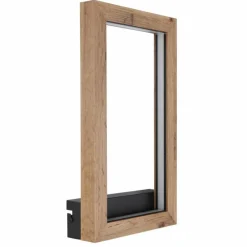 Lampes En Bois-Luminaires Globo Lighting Applique murale Globo MANDERA LED Noir, 1 lumière