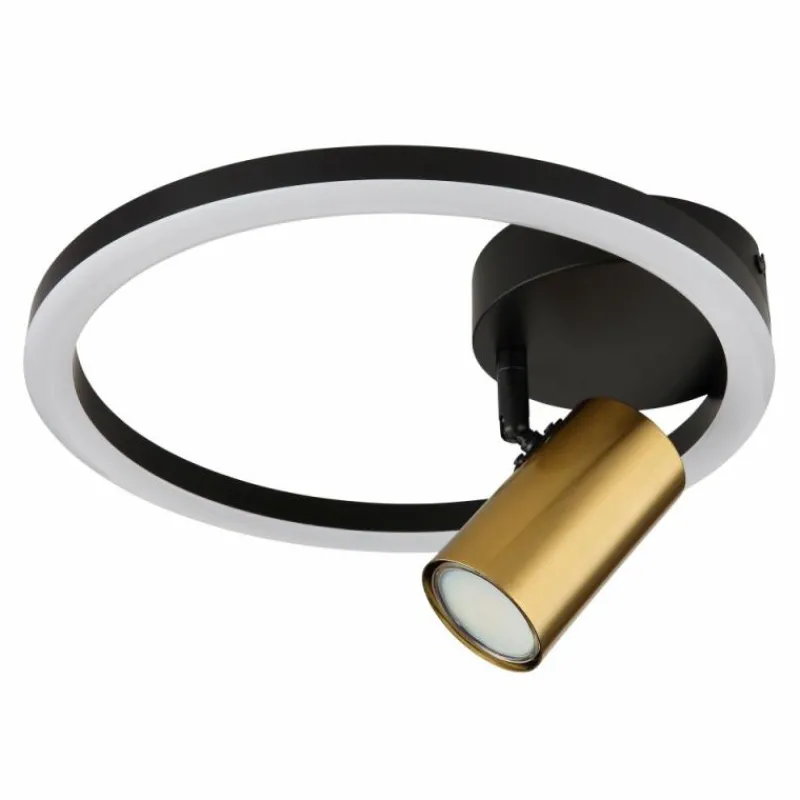 Luminaires Globo Lighting Applique murale Globo MARRIE LED Laiton, Noir, 1 lumière* Éclairage Led