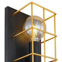 Lampes Dorées-Luminaires Globo Lighting Applique murale Globo MERRIL Noir, 2 lumières