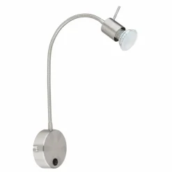 Luminaires Globo Lighting Applique murale Globo MILLY Nickel mat, 1 lumière* Appliques