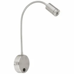 Luminaires Globo Lighting Applique murale Globo MILLY LED Nickel mat, 1 lumière* Éclairage Led