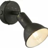 Luminaires Globo Lighting Applique murale Globo NAMUS Noir, 1 lumière* Spots Et Projecteurs