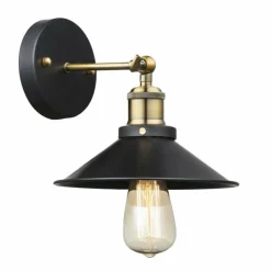 Luminaires Globo Lighting Applique murale Globo Noir, 1 lumière* Appliques