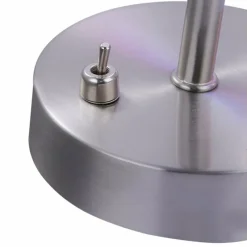 Lampes En Tissu-Luminaires Globo Lighting Applique murale Globo PRISMA Nickel mat, 1 lumière