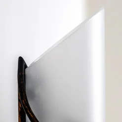 hofstein Applique murale Globo RANIA Acier inoxydable, Noir, Blanc, 1 lumière