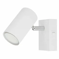 Luminaires Globo Lighting Applique murale Globo ROBBY Chrome, Blanc, 1 lumière* Spots Et Projecteurs