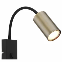 Luminaires Globo Lighting Applique murale Globo ROBBY Noir, 1 lumière* Appliques