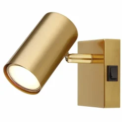 Lampes Dorées-Luminaires Globo Lighting Applique murale Globo ROBBY Or, 1 lumière