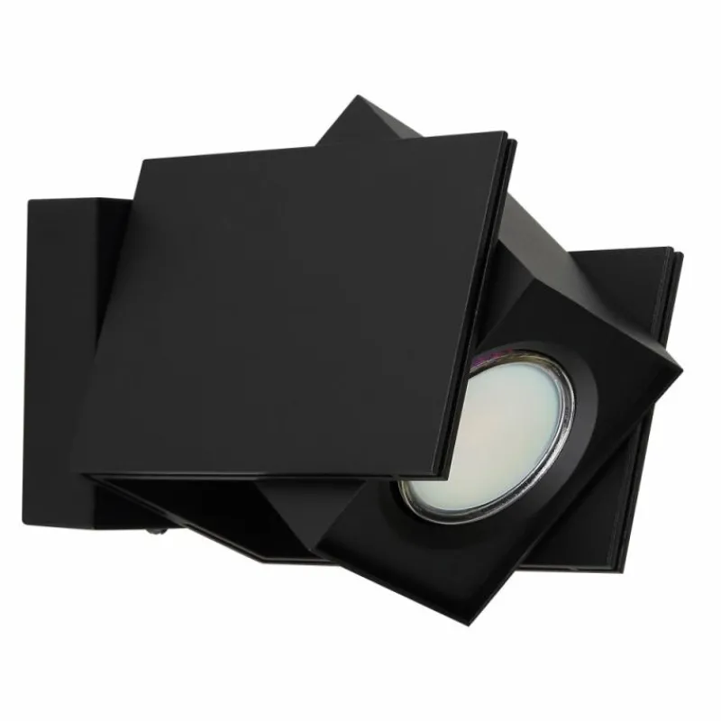 Luminaires Globo Lighting Applique murale Globo RORY Noir, 1 lumière* Spots Et Projecteurs