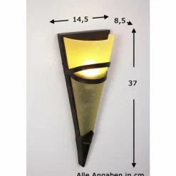 Luminaires Globo Lighting Applique murale Globo RUSTICA II Brun, Rouille, 1 lumière