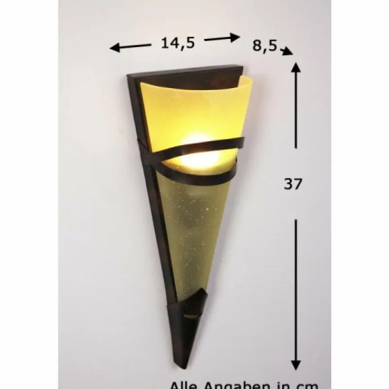 Luminaires Globo Lighting Applique murale Globo RUSTICA II Brun, Rouille, 1 lumière