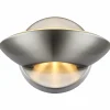 Luminaires Globo Lighting Applique murale Globo Sammy LED Nickel mat, 2 lumières