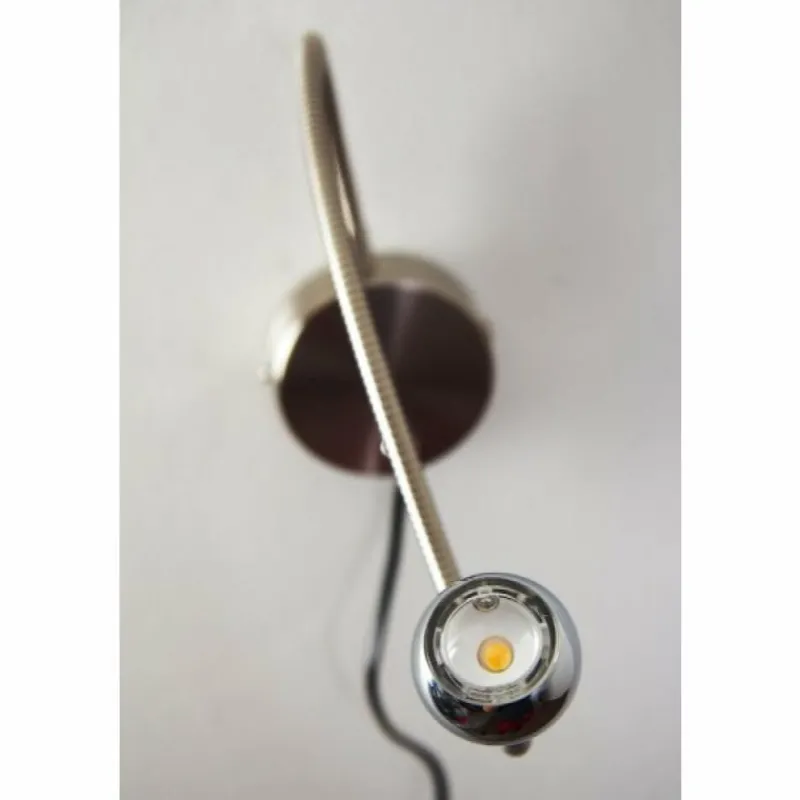 hofstein Applique murale Globo SERPENT LED Chrome, 1 lumière