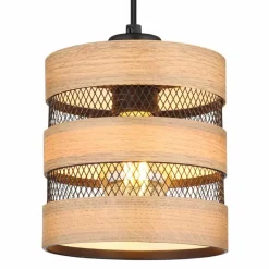 Lampes En Bois-Luminaires Globo Lighting Applique murale Globo SOENI Noir, 1 lumière