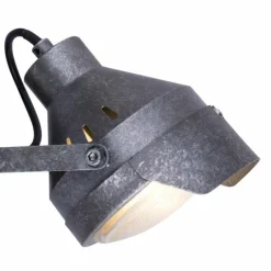 Luminaires Globo Lighting Applique murale Globo STRAMET Noir, 1 lumière* Spots Et Projecteurs