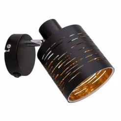 Lampe Turque-Luminaires Globo Lighting Applique murale Globo TUNNO Noir, 1 lumière