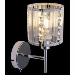 Luminaires Globo Lighting Applique murale Globo WUBA Chrome, 1 lumière* Appliques