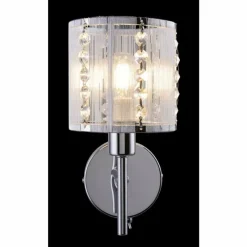 Luminaires Globo Lighting Applique murale Globo WUBA Chrome, 1 lumière* Appliques