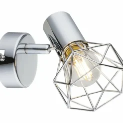 Luminaires Globo Lighting Applique murale Globo XARA Chrome, 1 lumière* Spots Et Projecteurs