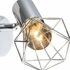 Luminaires Globo Lighting Applique murale Globo XARA Chrome, 1 lumière* Spots Et Projecteurs