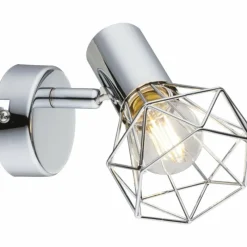 Luminaires Globo Lighting Applique murale Globo XARA Chrome, 1 lumière* Spots Et Projecteurs
