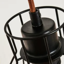 Lampes Vintages & Rétros-hofstein Applique murale Gondo Noir, 1 lumière