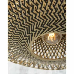 Style Boho-Chic-Good & Mojo Applique murale BALI Noir, 1 lumière