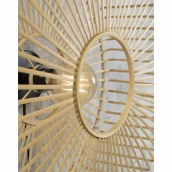 Style Boho-Chic-Good & Mojo Applique murale BROMO Noir, 1 lumière