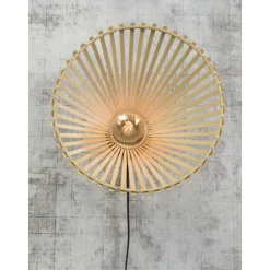 Style Boho-Chic-Good & Mojo Applique murale BROMO Noir, 1 lumière