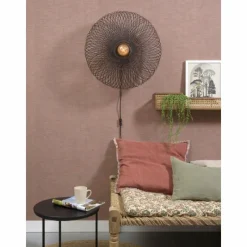 Style Boho-Chic-Good & Mojo Applique murale CANGO Noir, 1 lumière