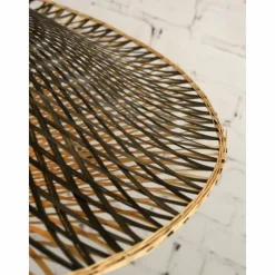 Style Boho-Chic-Good & Mojo Applique murale KALIMANTAN Noir, 1 lumière